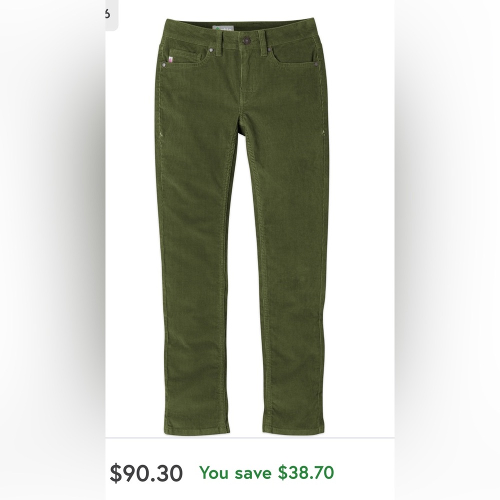 EUC Stio rivet corduroy pants size 6